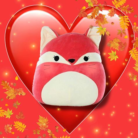 Squishmallow Wallpaper, Fox Squishmallow, Wallpaper Red, Red Fox, The Fox, Fox, Red, Quick Saves