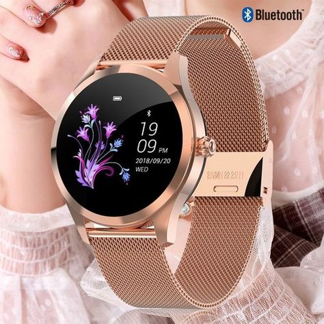 Best Smart Watch For Women, Smart Watch Women Fashion, Smart Watch Women, Best Smart Watches, Bling Phone Cases, Fitness Trackers, Girl Phone Cases, Fancy Jewellery Designs, Smartwatch Women