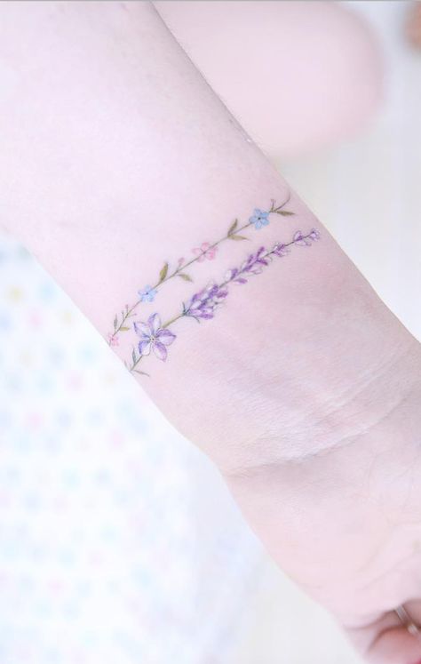 Sunflower Tattoo On Wrist, First Time Tattoos, Wrist Bracelet Tattoo, Ankle Tattoos For Women, Flower Wrist Tattoos, Tattoo Wrist, Anklet Tattoos, Wrist Tattoos For Guys, Small Wrist Tattoos