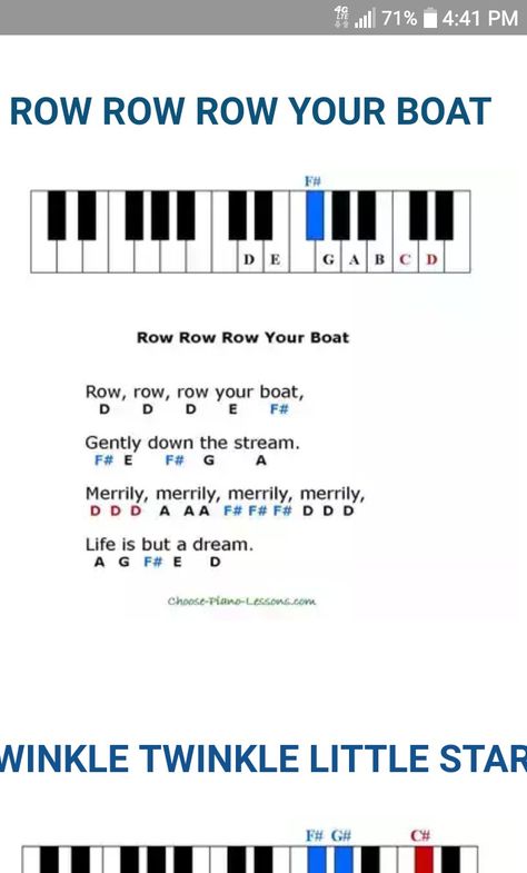 Row Row Row Your Boat, Nursery Rhymes, Piano, Sheet Music Basic Piano Songs, Lovely Piano Notes, Piano Sheet Music With Letters, Easy Piano Sheet Music With Letters, Xylophone Music Sheet, Kid Piano Sheet Music, Nursery Rhymes Piano Notes, Nursery Rhyme Piano Sheet Music, Piano Nursery Rhymes