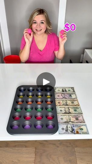 46K views · 1.8K reactions | Muffin Tin Money Challenge! 10 ping pong balls to make as much as you can! #moneychallenge #familygames #challenge #competition #igreels #game | Cassie Hollister Ping Pong Ball Muffin Tin Game, Challenge Games, Ping Pong Balls, Money Challenge, Christmas Party Games, Muffin Tin, Christmas Games, Family Games, Ping Pong