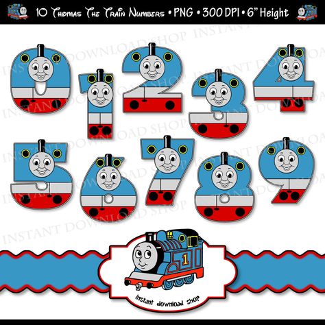 Thomas Train Birthday Clip Art Train Numbers, Thomas Train Birthday, Thomas The Train Birthday, Train Clipart, Thomas Birthday Parties, Thomas The Train Birthday Party, Thomas The Train Party, Thomas And His Friends, Thomas Birthday