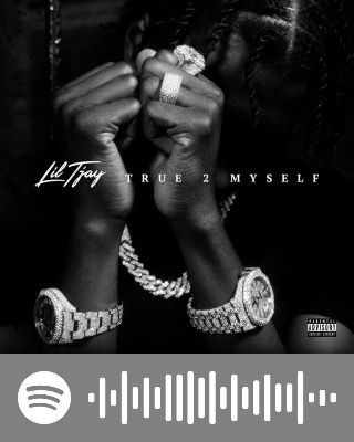 Hip Hop Workout, Lil Tjay, Lil Tay, Hip Hop Playlist, Rap Album Covers, Rap Albums, Lil Durk, Mixed Emotions, Music Album Cover