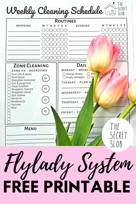 FREE PRINTABLE that covers the entire FLYLADY system in one sheet! Fly Lady Zones Free Printable, Flylady Cleaning Schedule Printable, Flylady Zones Printable, Flylady Zones Free Printable, Fly Lady Printables Free, Zone Cleaning Schedule Free Printables, Flylady Control Journal Printables Free, Fly Lady Printables, Flylady Routines Free Printable