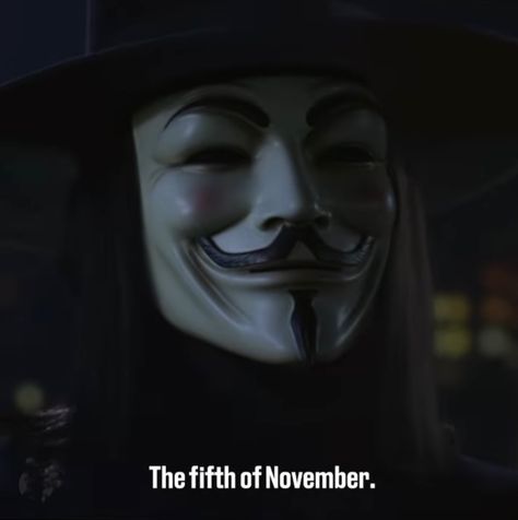 Fifth Of November, The Fifth Of November, V For Vendetta, James Potter, Revenge, Darth Vader, Movie Posters, Fictional Characters, Film Posters