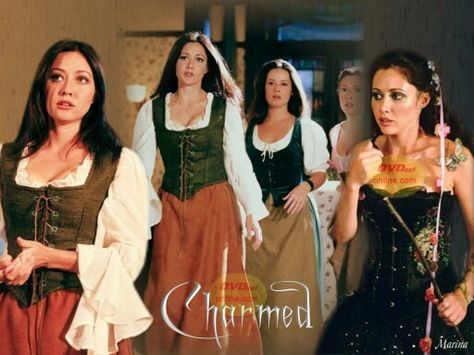 Charmed Halloween Shannen Doherty Charmed, Jason Priestley, Charmed Tv Show, Halloween Episodes, Charmed Book Of Shadows, Jennie Garth, Holly Marie Combs, Charmed Tv, Charmed Sisters