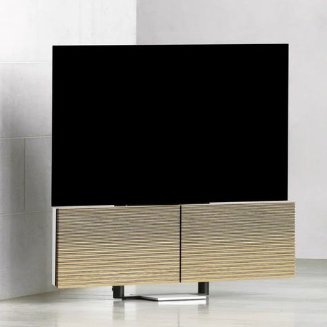 Bang & Olufsen Beovision Harmony 97” OLED TV is a Work of Art That Offers a World-Class Viewing and Audio Experience Sound And Vision, Oled Tv, Bang Olufsen, Bang And Olufsen, Electronics Design, Speaker System, Vintage Electronics, Tv Console, Entertainment System