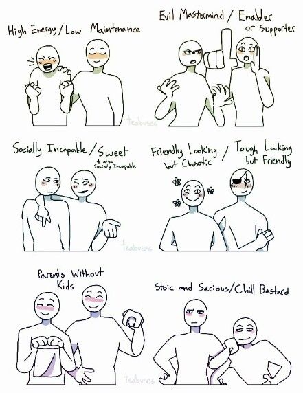 I'm friendly but chaotic I went crazy once in front of my friends but pretended nothing happened🤣🤣🤣🤣 7 Person Friend Dynamic, Chaotic Energy Drawing, Friends Dynamics Drawing, Ship Dynamics Best Friends, Cute Friend Dynamics, Chaotic Duo Poses Reference, Favorite Tropes Drawing, Ship Dynamics Chaotic, Friend Tropes Drawing