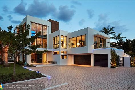 Fort Lauderdale Real Estate - Fort Lauderdale FL Homes For Sale | Zillow Billionaire Homes, Mega Mansions, Generator House, Casa Exterior, Light Building, Luxury Homes Dream Houses, Dream House Plans, Fort Lauderdale, Luxury House