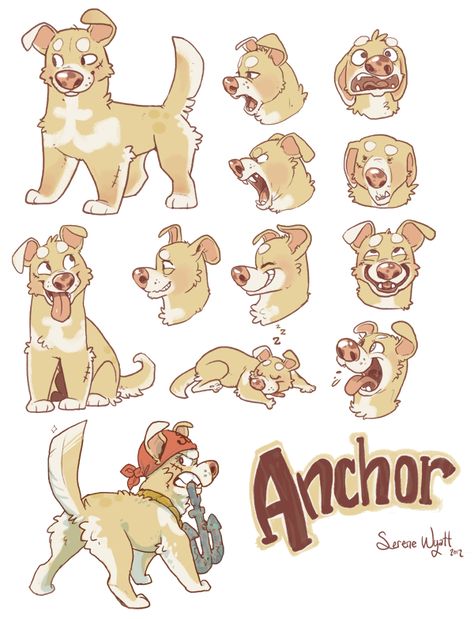 Drawing Dog Cute, Dog Comic Drawing, Cute Dogs To Draw, Bloodhound Illustration, Dog Sketch Cartoon, Dog Drawing Aesthetic, How To Draw A Dog, Turnaround Reference, Dog Cartoon Drawing