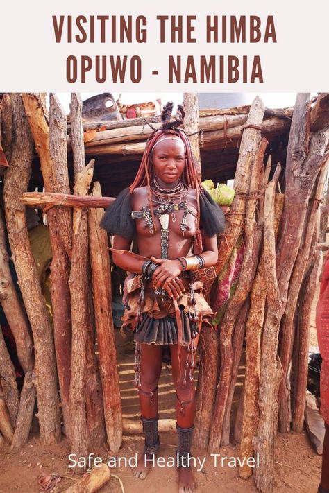 When visiting Namibia you have to take time to meet the Authentic Tribe Himba. Make sure to visit 1 of the local villages and meet the Himba Himba Tribe, Healthy Travel, Military Outfit, Local Guide, Take Time, Travel Book, The Locals, Travel Blog, Travel Tips