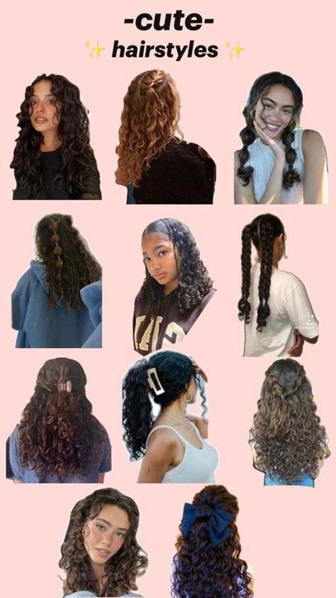 Curly Hairstyles 3c, Hairstyle Examples, Hairdos For Curly Hair, Curly Hairstyles, Cute Hairstyles, Hair Inspo, Curly Hair, Natural Hair, Natural Hair Styles