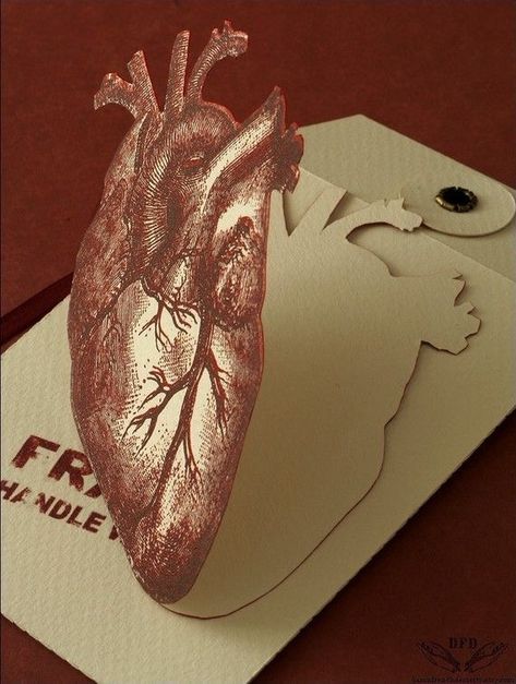 Fresh Desserts, Fragile Handle With Care, Bf Gifts, Heart Card, French Desserts, Gift Inspo, Handle With Care, Anatomical Heart