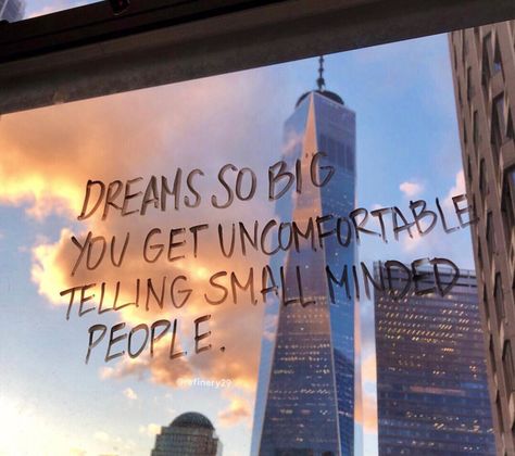 Dream so big you get uncomfortable telling simple minded people. The Words, Writing, Building, Instagram