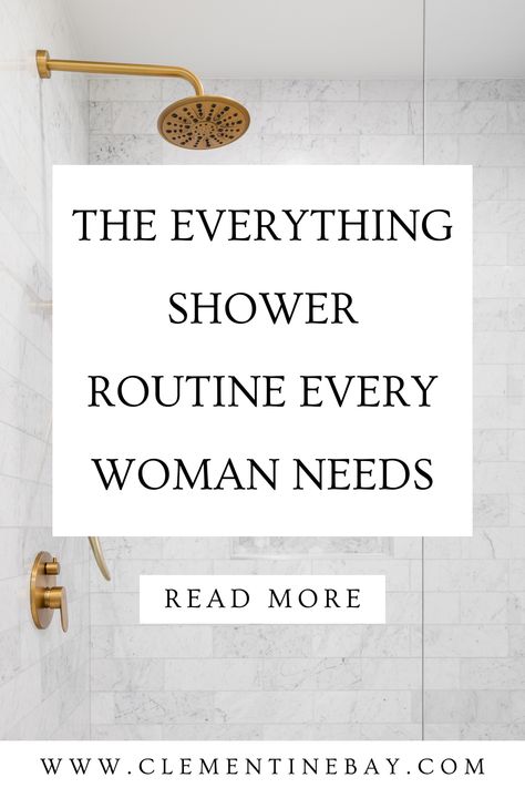 This everything shower routine is *perfect* for self-care reset days and will leave you feeling and smelling divine. | Self-care shower routine | Everything shower list | Everything shower routine in order The Perfect Shower Routine, Best Feminine Hygiene Products, Shower Skin Care Routine, Shower Routine Steps, Everything Shower Routine, Feminine Hygiene Routine, Skin Care Routine Tips, Solo Date Ideas, Body Care Tips