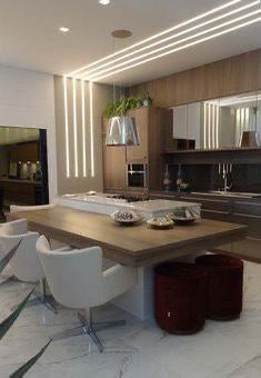 Elegant Kitchen Design, Desain Pantry, Kitchen Decor Modern, Elegant Kitchens, Kitchen Room Design, Kitchen Furniture Design, Kitchen Paint, Painting Kitchen Cabinets, Luxury Kitchen