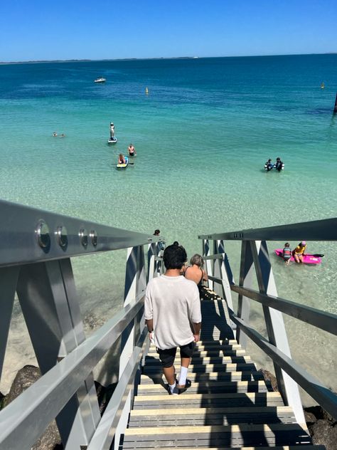 #australia #beach #australiabeach #coogee #coogeebeach #ocean #sea #bridge #jetty #water #summer #snorkeling Main Beach Gold Coast, Australia Life Aesthetic, Gold Coast Aesthetic, Australia Snorkeling, Australian Aesthetic, Australia Lifestyle, Sydney Summer, Australia Life, Basic Aussie