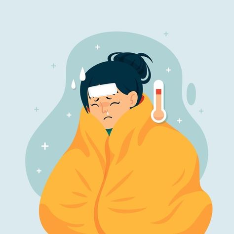 Sick Aesthetics Cold, Cold Sick, Sick Drawings, Fever Symptoms, Cepat Sembuh, Sick Boy, Phone Wallpaper Patterns, Feeling Sick, Cartoon Jokes