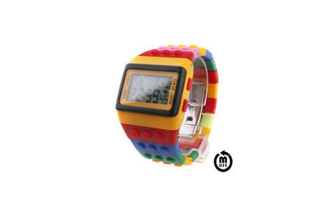 This Lego Watch is for the Adults Lego Watch, Digital Sports Watches, Led Watch, Geek Fashion, Geek Gadgets, Casual Watches, Geek Chic, Led Night Light, Watch Sale