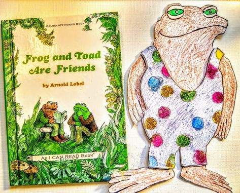 Keep your kids learning and creating with books that inspire!  Enjoy this charming story read-aloud with its adorable design-a-swimsuit craft for children. Frog And Toad Book, Frog And Toad Are Friends, 1st Grade Books, Frog Activities, Time Craft, Prek Ideas, Read Aloud Activities, Friends Book, Frog Costume