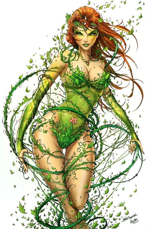 Poison Ivy Comic, Dc Poison Ivy, Poison Ivy Dc Comics, Poison Ivy Cosplay, Dc Comics Wallpaper, Gotham Girls, Nerd Girl, Beautiful Dark Art, Comics Girl