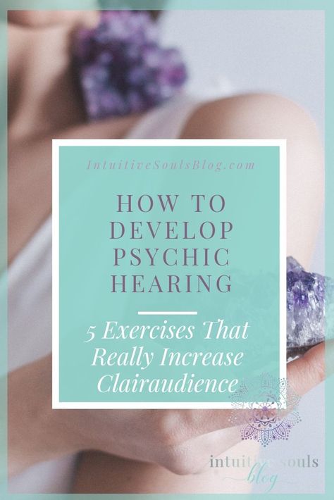 Ever wonder, "How do I develop clairaudience?" Well look no further. :) This post is packed with five simple ways to develop your psychic hearing... that really work! (Tip: Try number 1 before reading to the end of the post.) #intuitivesoulsblog Clairaudience Development, Clairvoyant Psychic Abilities, Psychic Development Exercises, Psychic Development Learning, Spirit Communication, Healing Spirituality, Psychic Development, Psychic Mediums, Witchy Things