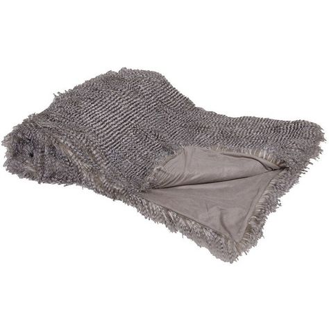 Speckled Fur Throw (€100) ❤ liked on Polyvore featuring home, bed & bath, bedding, blankets, fur blanket, fur bedding, fur throw blanket, fur throw and french bedding Grey Faux Fur Throw, Luxury Throws, Grey Throw, Stylish Living Room, Fur Throw, Faux Fur Throw, Fairy Dust, Backrest Pillow, Bed Throws