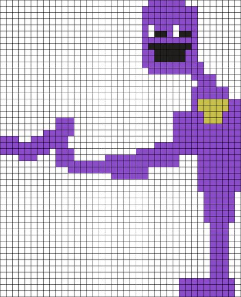 Kandi Patterns for Kandi Cuffs - Characters Pony Bead Patterns Kandi Cuffs, Kandi Perler, Kandi Cuff, Pony Bead Patterns, Pattern Maker, Kandi Patterns, Bead Sprite, Photo Pattern, William Afton