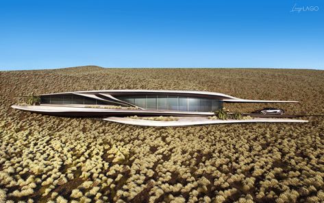 House In Bali, Villa Architecture, Dunes House, Zakynthos Greece, Earth Sheltered, Concrete Architecture, Cliff House, Luxury Lodge, Parametric Design