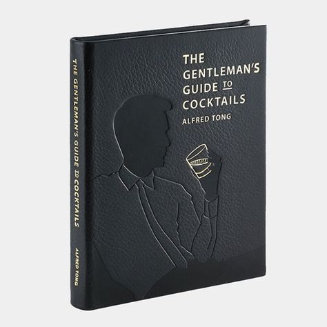 ‘The Gentleman’s Guide to Cocktails’ Bound by Hand in Traditional Leather | Cool Material Alcoholic Tea, Cocktail Recipe Book, Gentlemans Guide, Best Cocktail Recipes, Cocktail Book, Leather Books, Fun Cocktails, Cocktail Recipe, Graphic Image