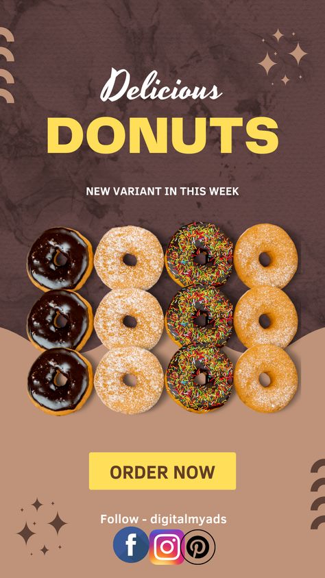 Fast food Donuts food Donut Delivery, Delicious Donuts, Donuts, Free Delivery, Quick Saves