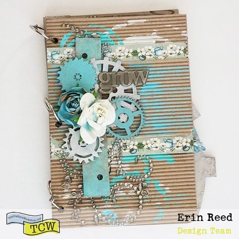 Mixed Media Junk Journal – The Crafter's Workshop Blog Steampunk Junk Journal, Workshop Design, Crafts Cards, Pen Shop, Web Graphic Design, Make Paper, Mixed Media Projects, Paint Shop, Steam Punk