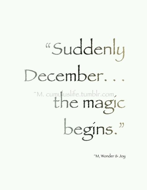 Magical December December Magic, Christmas Quotes And Sayings, Journal Year, Christmas Glamour, Christmas Cream, December Quotes, Hello January, Journal 2024, Winter Things