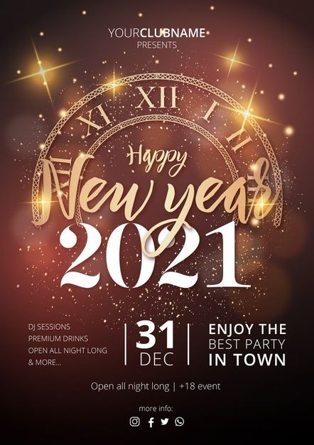 Realistic new year party poster template | Free Vector #Freepik #freevector #background #flyer #poster #happy-new-year New Year Party Poster, New Year Poster, Print Design Template, Year Poster, Poster Template Free, New Years Poster, Brush Script, New Year Party, Happy New Year 2020