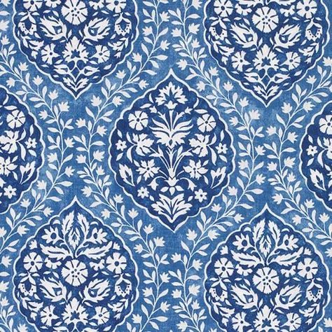 Blue Fabric Texture, Fabric Texture Pattern, India Pattern, Ogee Pattern, Nina Campbell, Pattern Design Inspiration, Textile Prints Design, Trellis Design, Textile Pattern Design