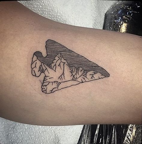 Banger Tattoos, Mam Tattoo, Geology Tattoo, Tyson Tattoo, Arrow Head Tattoos, Arrowhead Tattoo, M Tattoo, Colorado Tattoo, Mountains Tattoo