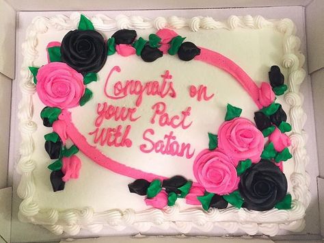 Congrats on your pact with Satan #mood Cake Fails, Idle Game, Cake Wrecks, Large Sweater, Birthday Meme, Modern Fantasy, Decorating Inspiration, Fantasy Aesthetic, Urban Fantasy