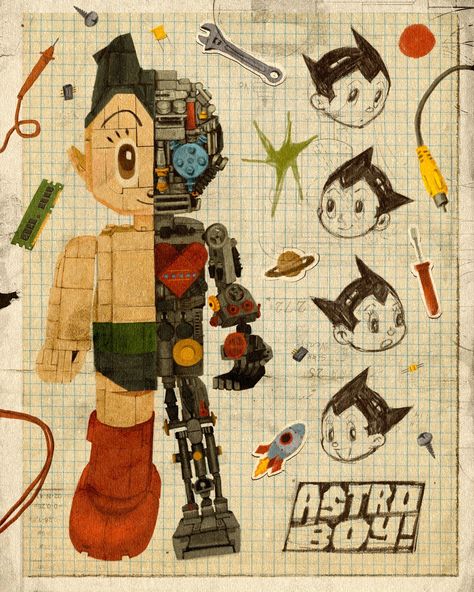 painted my fave room decor, an astro boy half mech block!! 🚀#procreate #digitalart Astroboy Painting, Boy Painting, Astro Boy, Digital Art, Room Decor, Pool, Quick Saves