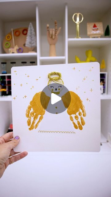 Handprint Angel, Angel Crafts, Kids Crafts, Crafts For Kids, Angel, On Instagram, Instagram