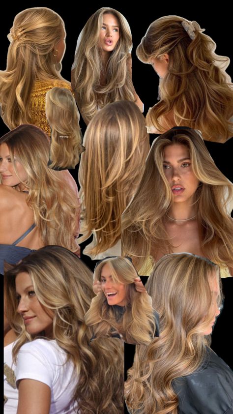 Hair Goal, Summer Blonde Hair, Brown Hair Inspo, Golden Blonde Hair, Bella Hair, Hair Color Caramel, Hair Color Streaks, Hairstyles For Layered Hair, Blonde Hair Inspiration