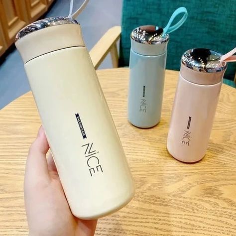 Best Quality Nice Vacuum Hot/cold Water Tea Coffee Flask (random Color) Dm for order and queries #flask #waterbottle Thermal Flask, Flask Bottle, Thermos Cup, Glass Water Bottle, Botol Air, Thermos Bottle, Fun Cup, Vacuum Flask, Water Cup