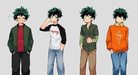 Midoriya Izuku Fashion My Hero Academia Casual Outfits, Deku Cosplay, Villain Deku, Concept Ideas, Midoriya Izuku, Anime Inspired Outfits, Casual Cosplay, My Hero Academia Memes, Buko No Hero Academia