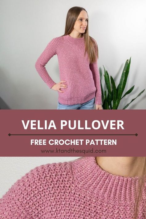 Free Crochet Sweater, Diy Crochet Sweater, Crochet Pullover Pattern, Crochet Sweater Design, Crochet Cardigan Pattern Free, Crochet Pattern Instructions, Crochet Cardigan Sweater, Crochet Sweater Pattern Free, Crochet Tops Free Patterns