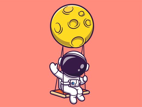 Astronaut Drawing, Astronaut Illustration, Astronaut Cartoon, Space Icons, Science Icons, Arte Doodle, Space Drawings, Astronaut Wallpaper, Astronaut Art