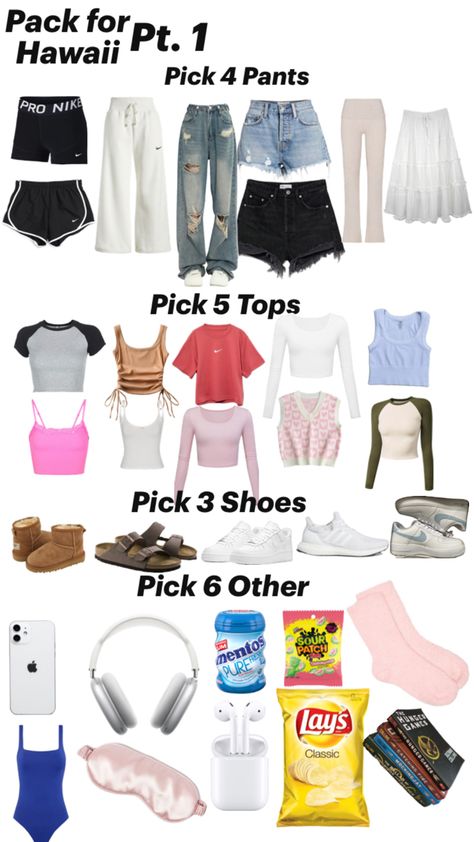 Game Pick A Outfit, Pack For Hawaii, Cute Travel Outfits, A Outfit, Casual Preppy Outfits, Cute Lazy Day Outfits, Lazy Day Outfits, Cute Preppy Outfits, Travel Wardrobe