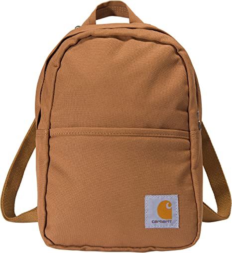 Amazon.com: Carhartt Mini Backpack, Everyday Essentials Daypack for Men and Women, Brown : Clothing, Shoes & Jewelry Carhartt Backpack, Carhartt Bag, Sea Logo, Mini Mochila, Work Gear, Light Rain, Eye Wear, Herschel Heritage Backpack, Work Bags