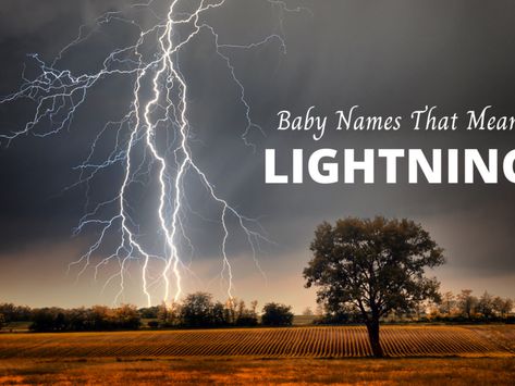 When you think about lightning, some thoughts you have may include bright, bold, fast, loud … or any combination of these. If you envision these types of qualities in your little one, then explore this list of baby names that mean lightning. From names that mean “bolt of lightning” and “God of Weather,” each of these options is unique and impactful. #babynames #girlnames #boynames Guy Names Unique, Hebrew Boy Names, Names Meaning, Norse Legend, List Of Girls Names, Names For Boys List, Baby Name List, Parenting Inspiration, Thunder And Lightning