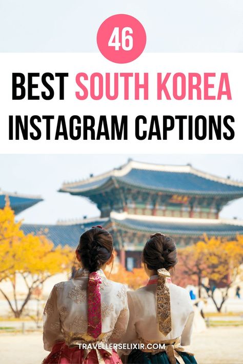 Best South Korea Instagram captions & quotes Korean Ig Captions, Funny Korean Quotes, Korean Instagram Captions, Korea Caption Instagram, Korean Insta Captions, South Korea Quotes, Seoul Quote, Korean Captions For Instagram, Korean Captions