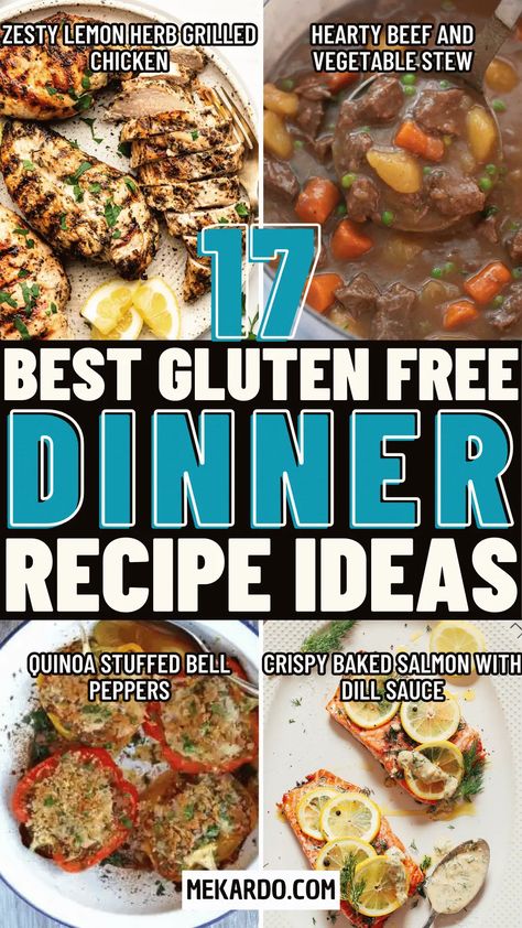 Are you sick of looking for decent gluten free dinners ideas and battling? You already know! We have you covered whether your dietary preferences are simple Easy Gluten Free Dinner Recipes, Quick And Easy Weeknight Dinners, Healthy Gluten Free Dinner Recipes, Easy Gluten Free Dinner, Gluten Free Dinner Recipes, Quick Gluten Free Meals, Convenient Dinner, Metabolic Diet Recipes, Gluten Free Dinner Easy