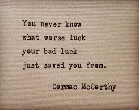 Quoting Literature on Instagram: “Cormac McCarthy - No Country For Old Men. “People complain about the bad things that happen to em that they don't deserve but they seldom…” Cormac Mccarthy Quotes, Old Man Quotes, Cormac Mccarthy, No Country For Old Men, Bad Things, The Bad, Old Men, Good People, Book Quotes